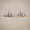 Colorful Colibrí Studs