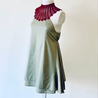 Image 2 of Crimson and Pearl Gray Monique Dress