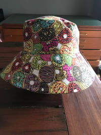Image 2 of KylieJane bucket hat- donuts 