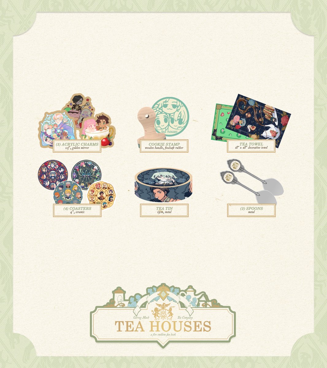 単品グッズ ：ティータイムグッズ FIRE EMBLEM TEA HOUSES