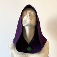 Image 3 of Purple Wool Hood