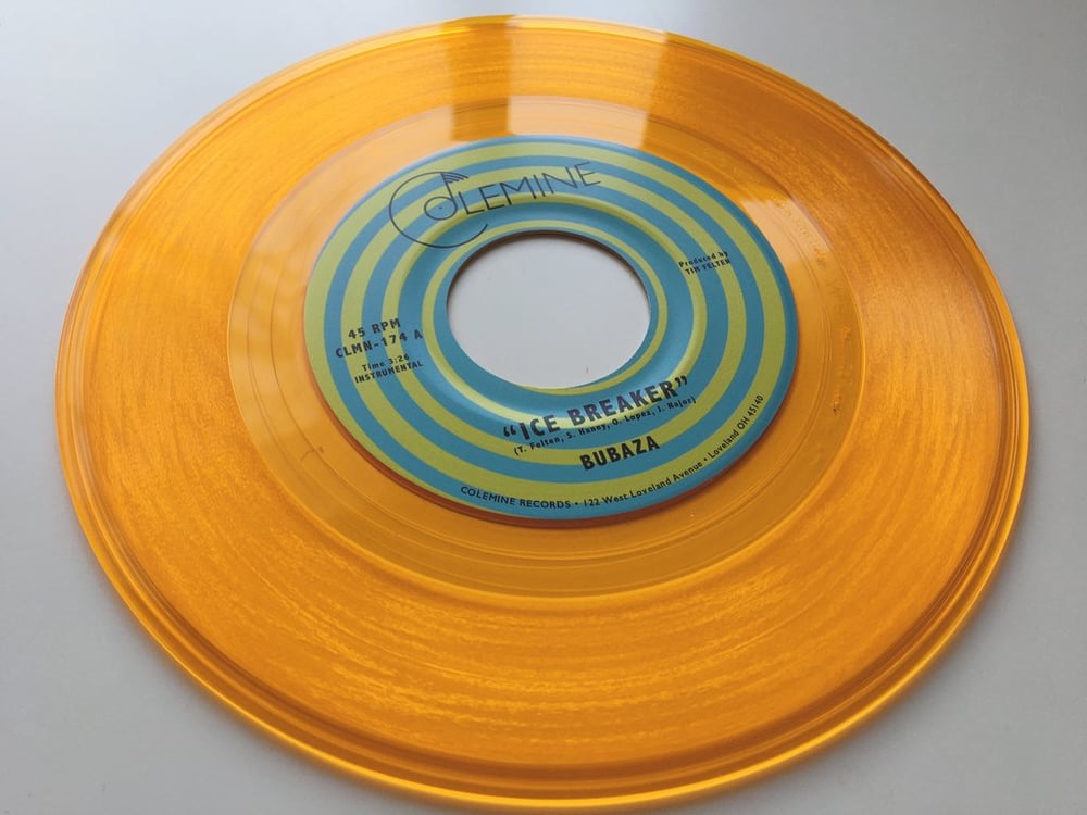 Bubaza - Ice Breaker b/w Yeah Yeah (limited translucent orange 7”)