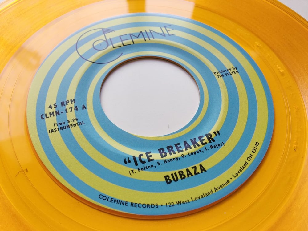 Bubaza - Ice Breaker b/w Yeah Yeah (limited translucent orange 7”)