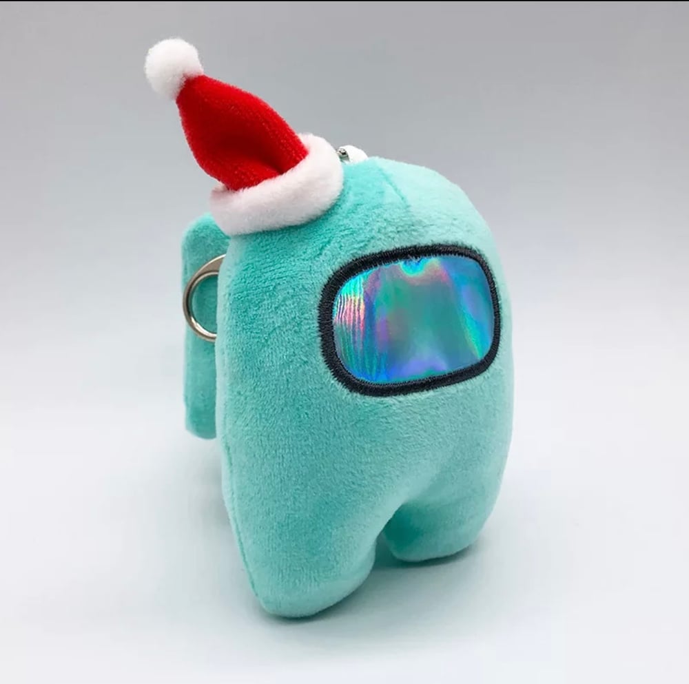 Image of Christmas Crewmate Plush Keychain