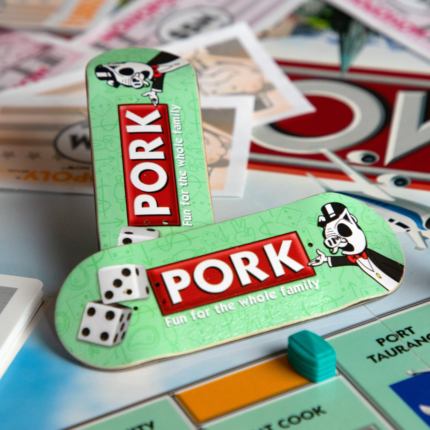 PORK the Board Game Deck Pork Fingerboards