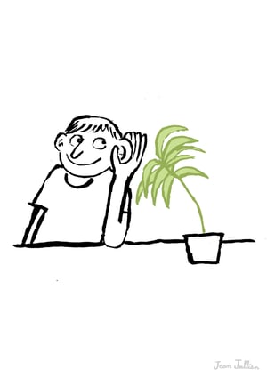 Jean Jullien - "Plant" - ALL ABOUT PRINT