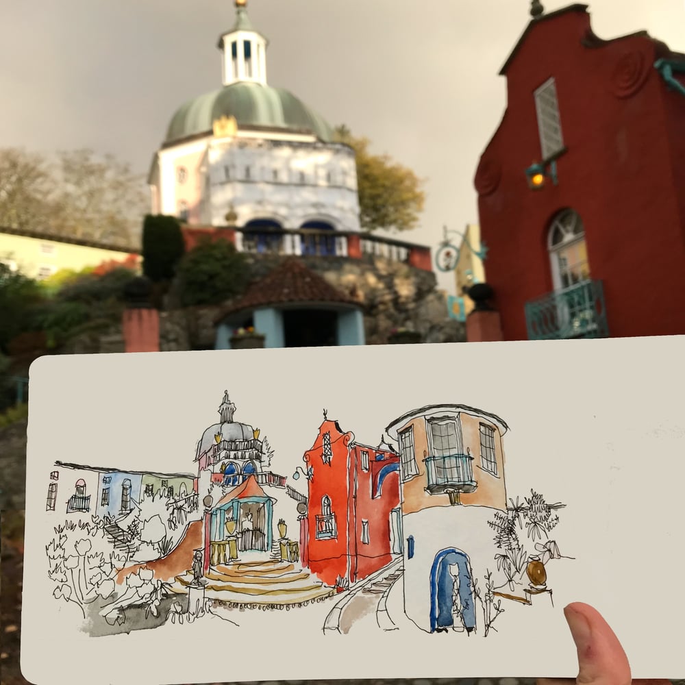 Image of portmeirion print
