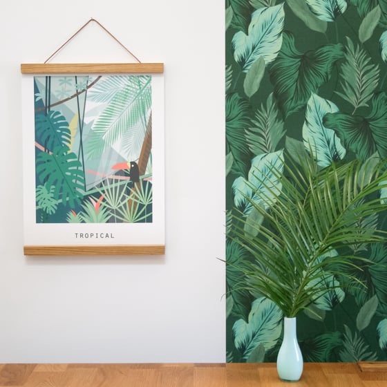 Image of Affiche - TROPICAL - 30 par 40 cm