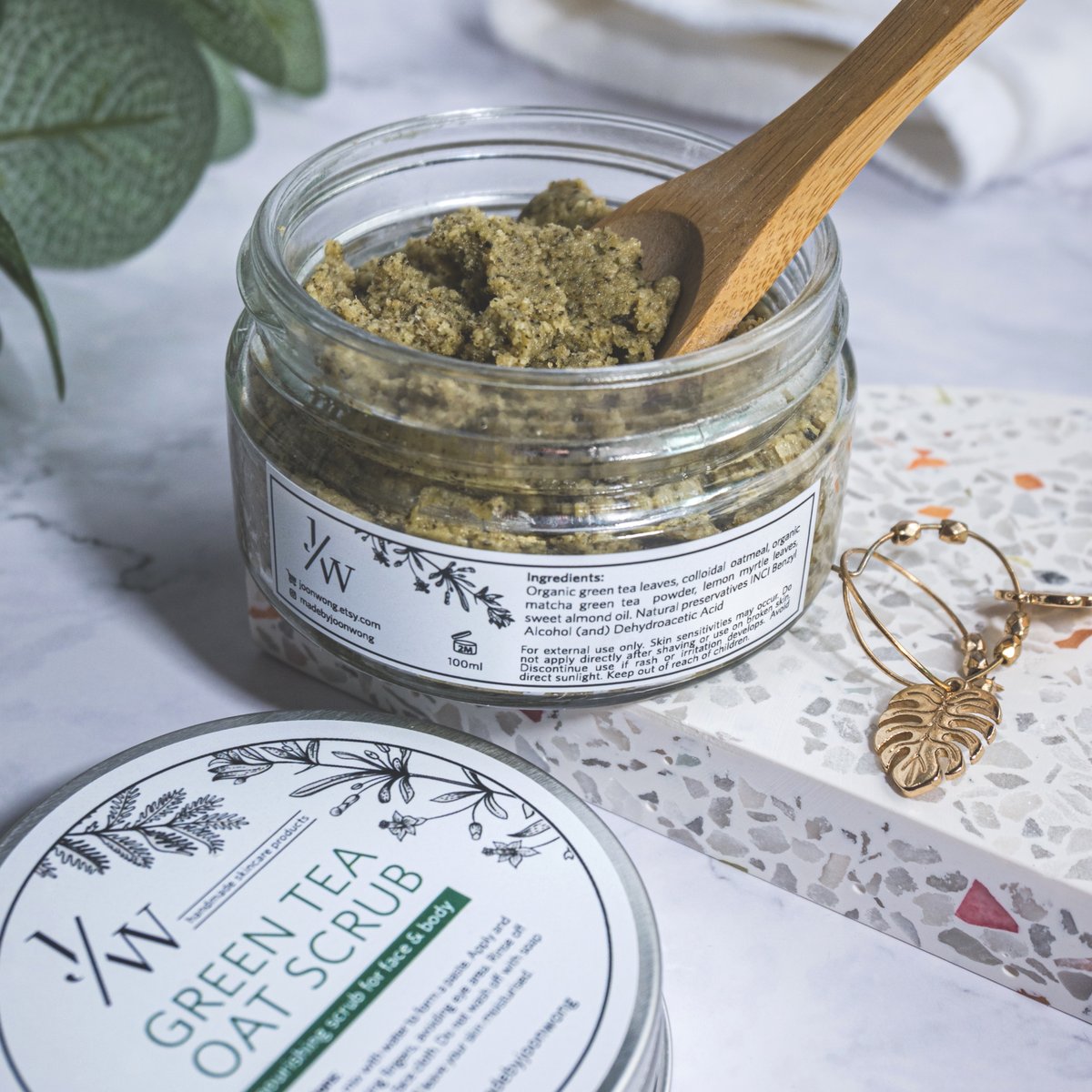 Image of Green Tea Oat Scrub