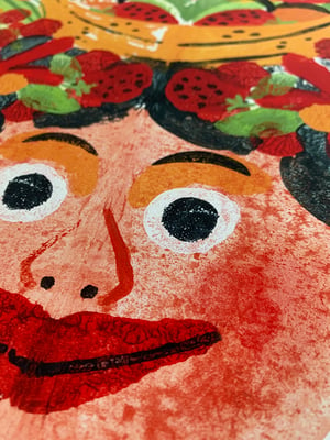 Image of 42x30cm FRUIT LADY GICLEE PRINT