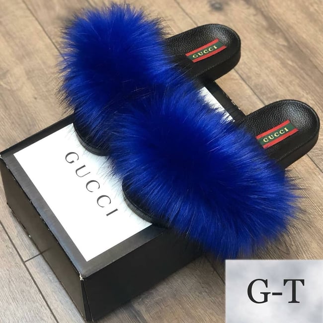 Furry slides gucci Clearance