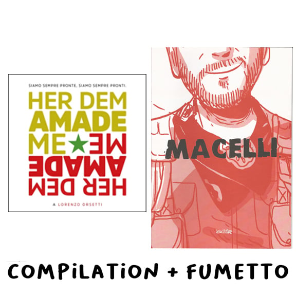 Image of BUNDLE - Compilation HER DEM AMADE ME + Fumetto MACELLI