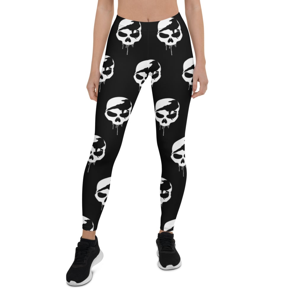 NeverMore Skull Leggings