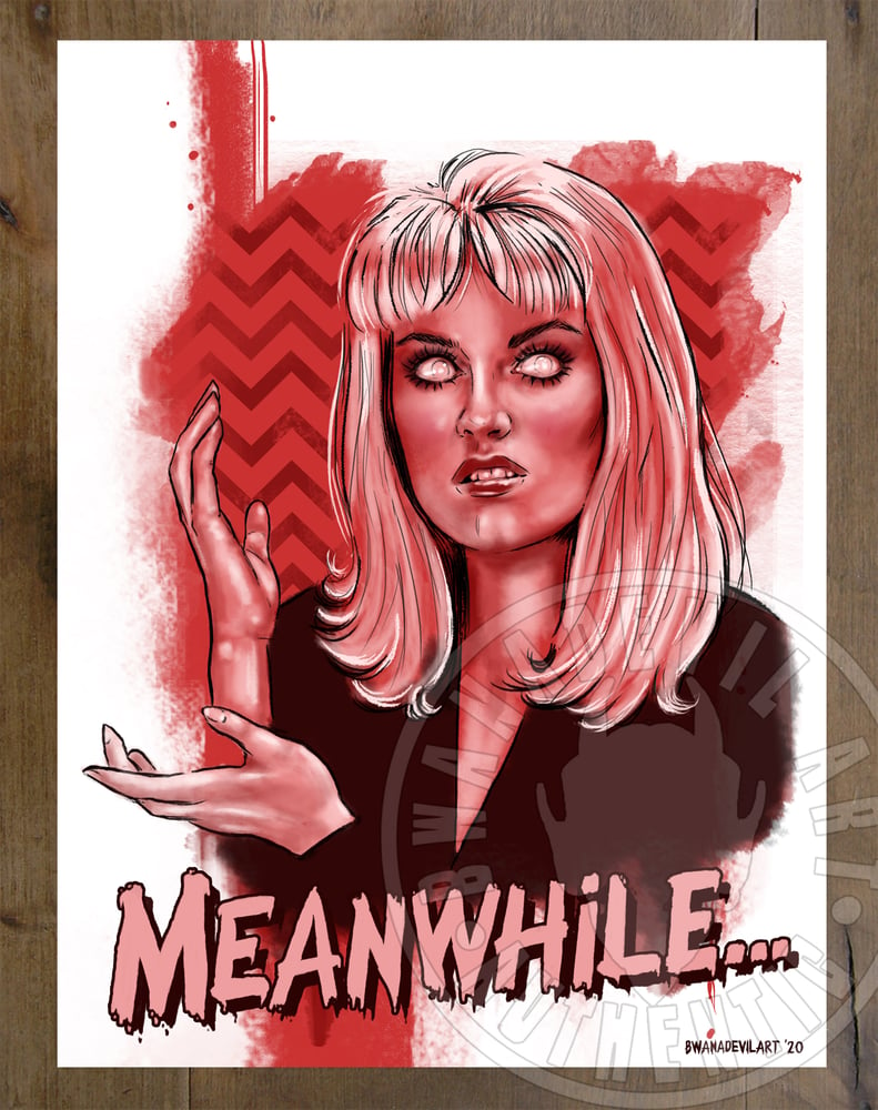 Image of Meanwhile Laura Palmer (Twin Peaks) Art Print 9x12 in.