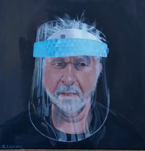 Image of Self portrait in PPE