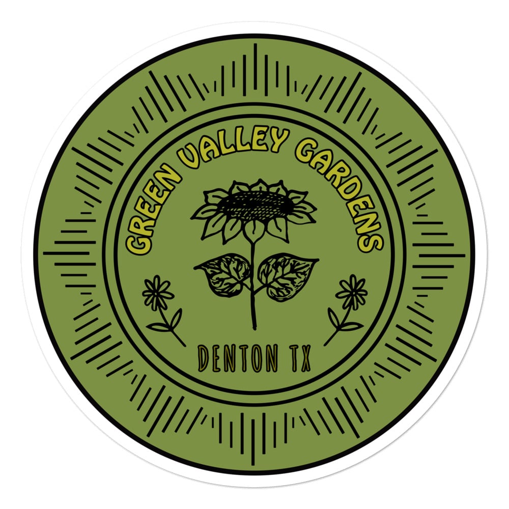 Image of Green Valley Gardens Circle Sticker