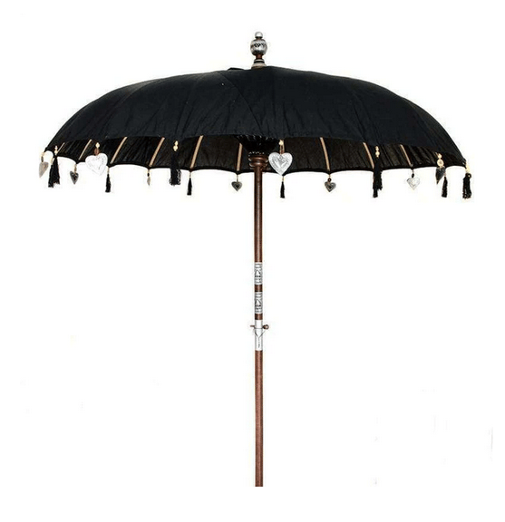 Image of WHITE BALINESE SUN UMBRELLA