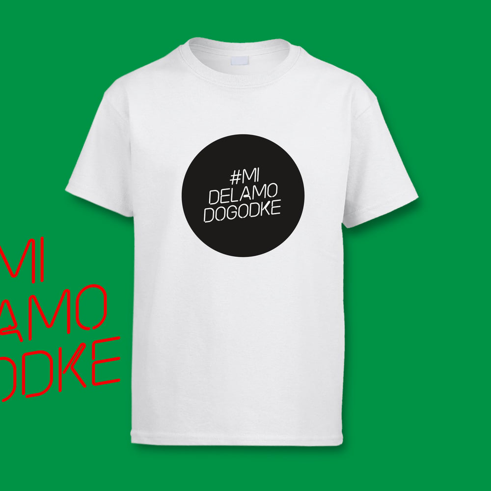 #MiDelamoDogodke B&W Circle T-Shirt