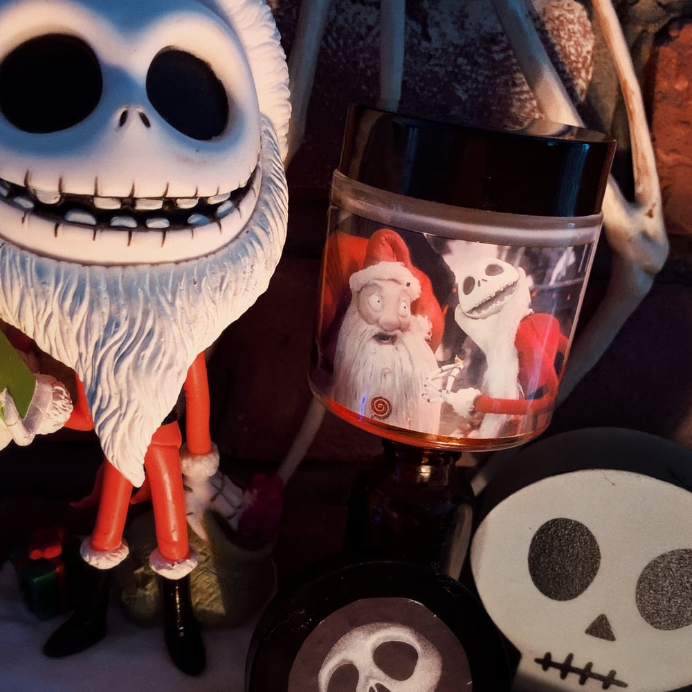 Image of Santa Jack Nightmare Before Christmas Candle