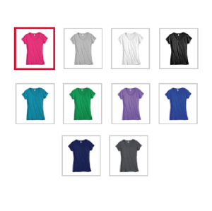 Image of "At Peace" Women's V-Neck t-shirt