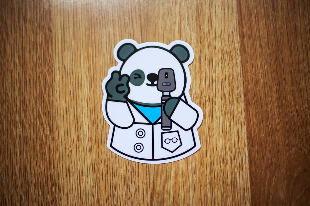 Image of Dr. Panda Sticker
