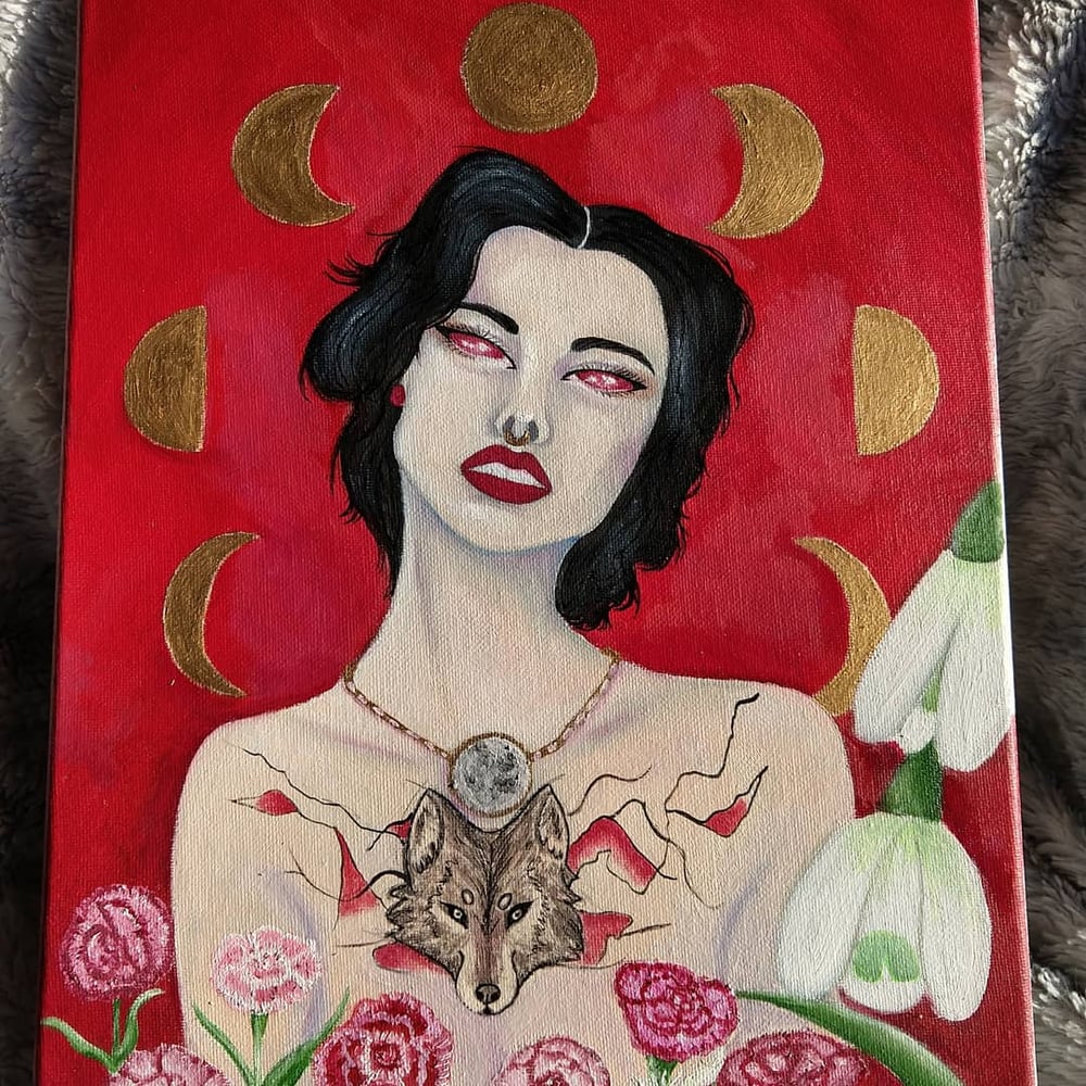 Image of January oil painting