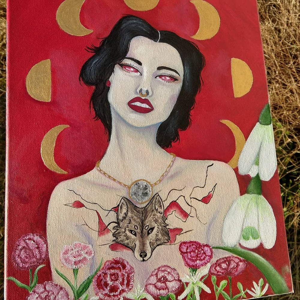 Image of January oil painting