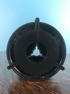 Image of Burlington Recording Professional Black 1/4" Plastic  NAB Hub Adapters (PAIR)