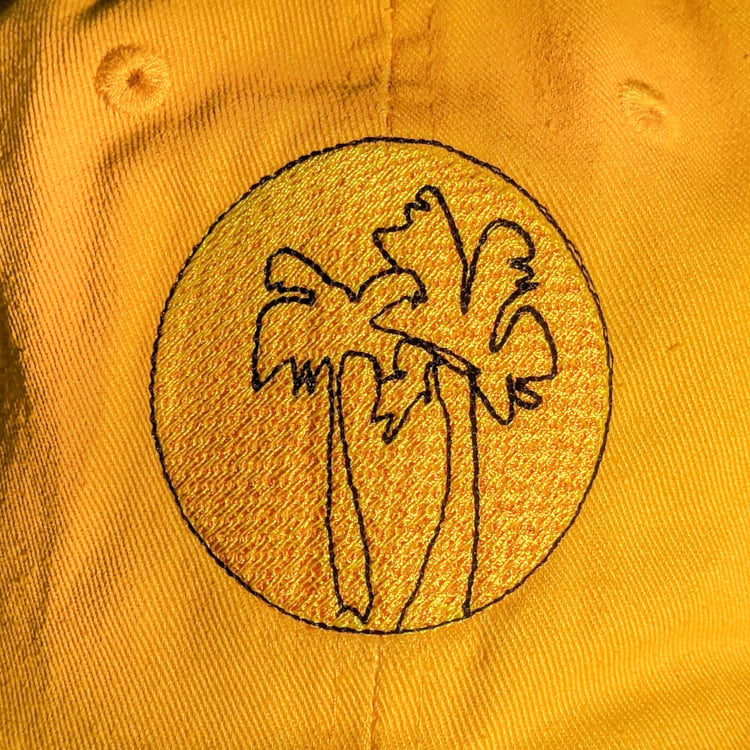 Image of YELLOW PALMS DAD HAT