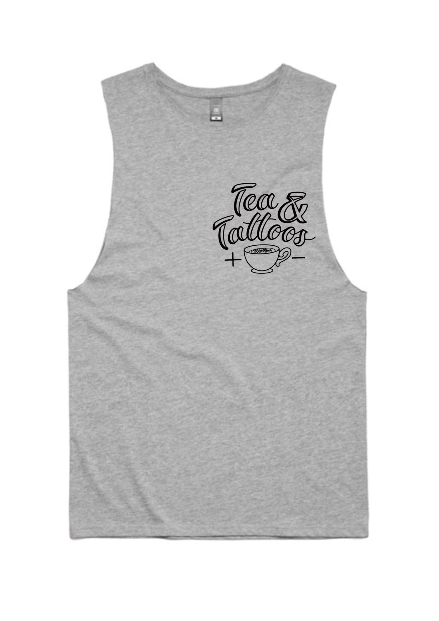 Image of T-Party muscle shirt (GREY) **only small/medium left**