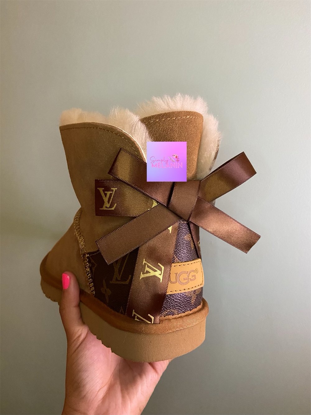 Image of luxury lv boots ✨. 