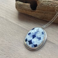 Image 2 of Porcelain silver necklace 6