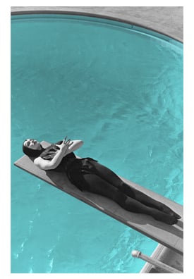 Image of VAMPIRA® "Pool" 11x17 inch Poster 