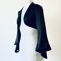 Image 2 of Noir Silk Leone Bolero Jacket