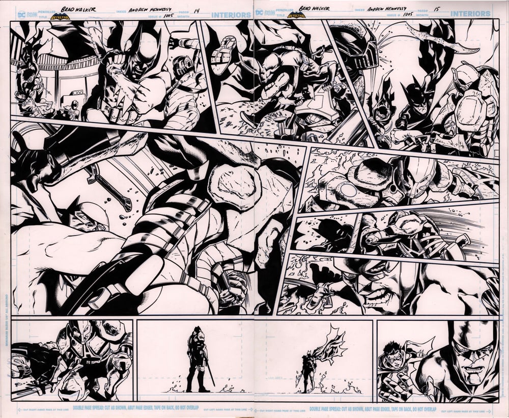 DETECTIVE COMICS #1005, Pages 14 & 15 Double Page Spread
