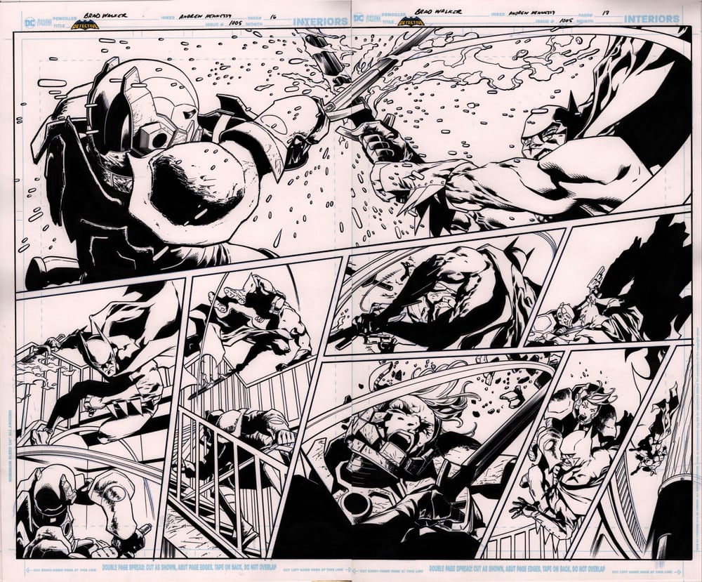 DETECTIVE COMICS #1005, Pages 16 & 17 Double Page Spread