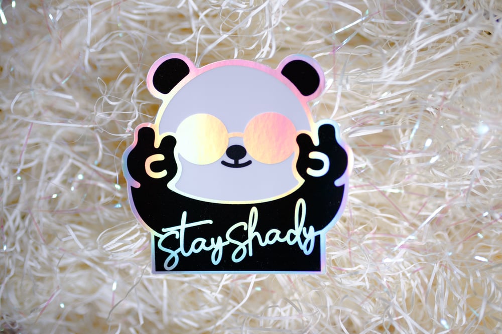 Image of Stay Shady Panda Sticker