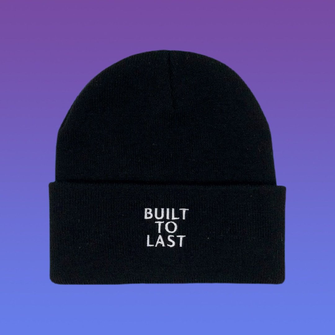 NEW Embroidered Music Never Stopped Beanie! 