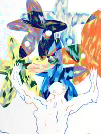 Image 4 of Le jongleur aux étoiles, Original 40 x 30 cm