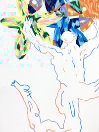 Image 5 of Le jongleur aux étoiles, Original 40 x 30 cm
