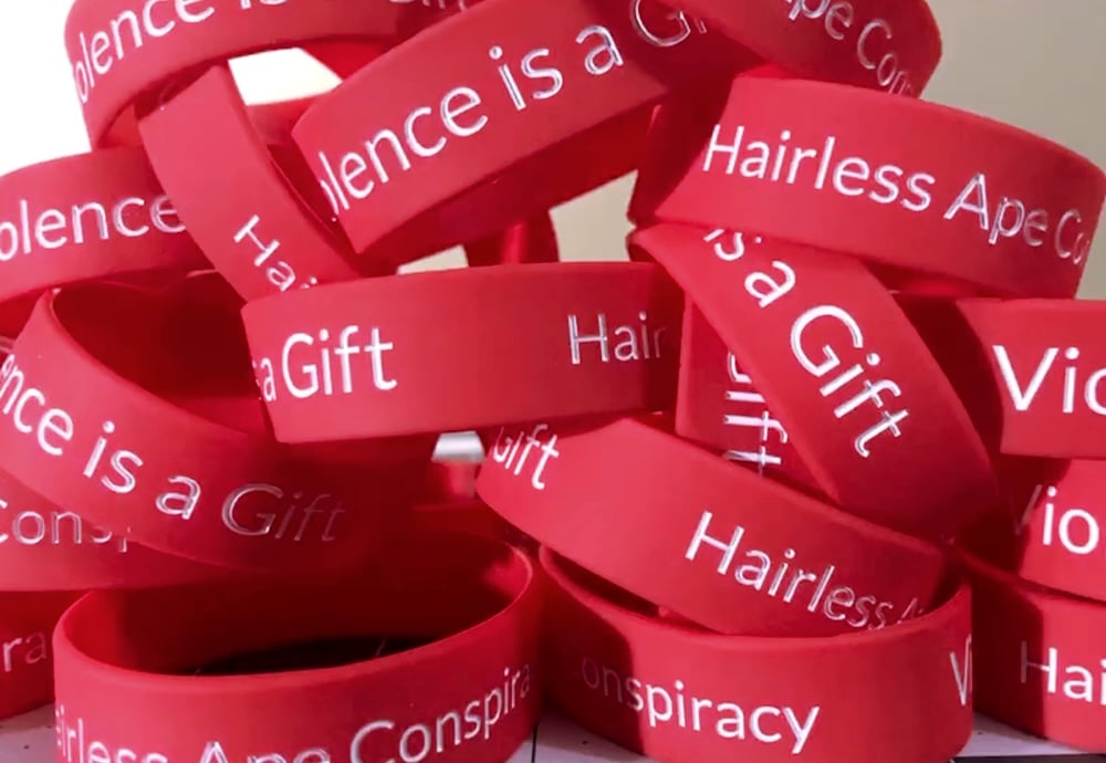 Image of HAC - Violence is A Gift Wristbands