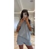 Blue and Brown Shorts Co Ord 