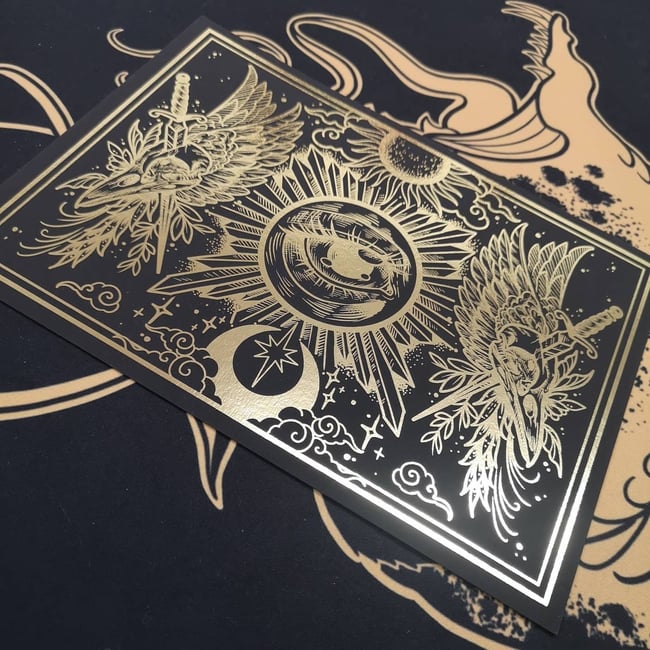 Equilibrium Gold Print (A4)