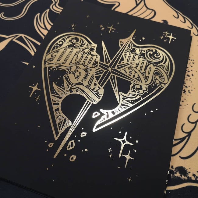 Planchette Gold Print (A4)