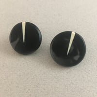 Image 1 of smoky circle studs