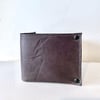 Dusty Grey Reclaimed Leather Bi-fold Wallet