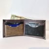 Dusty Grey Reclaimed Leather Bi-fold Wallet