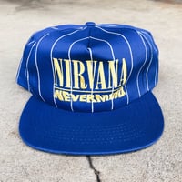 Image 1 of Original 1991 Nirvana “Nevermind” Promo Snapback Hat.