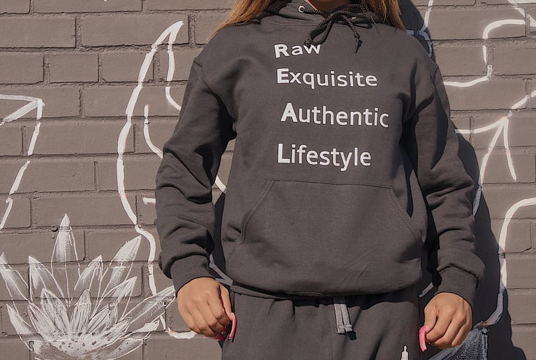 REALife Black Hoodie