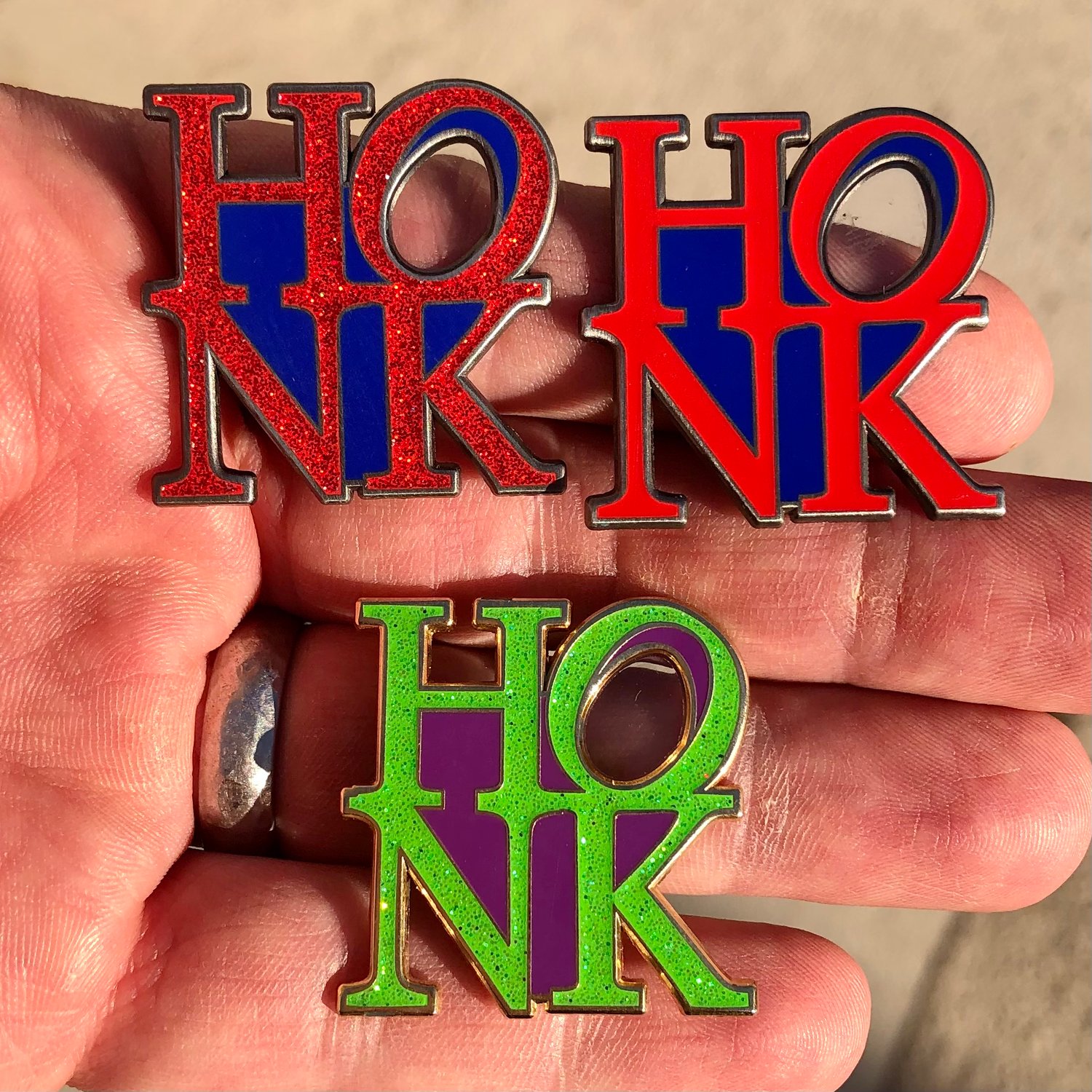 Image of HONK ❤️ pins